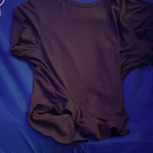 Brown ish green kids size shirt for girls L but looks M